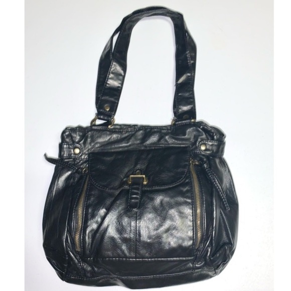 GAL Vegan Leather black purse - Picture 1 of 10